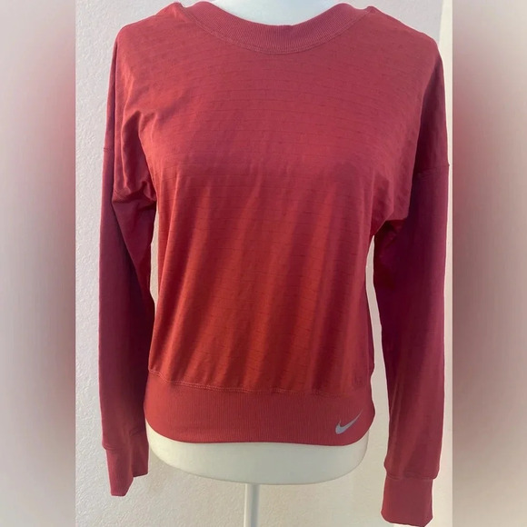 Nike Therma-FIT Loose Element Reversible Women Running Top Long Sleeve XS - Picture 1 of 10
